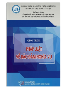 Giáo Trình Pháp Luật Về Bảo Đảm Nghĩa Vụ